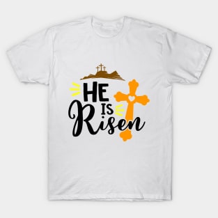 Christian Design He Is Risen T-Shirt